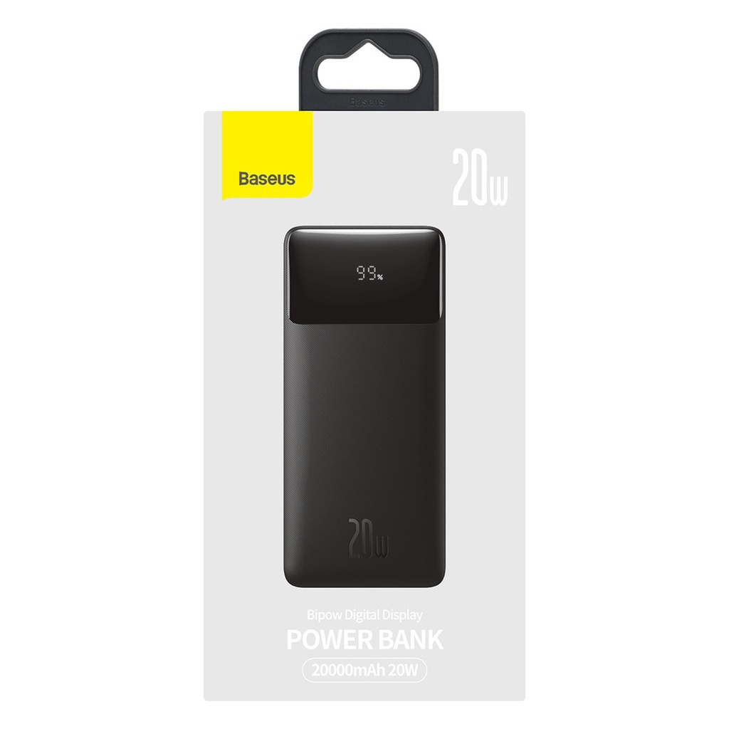 BASEUS BIPOW DIGITAL DISPLAY POWER BANK 20000MAH 20W NE